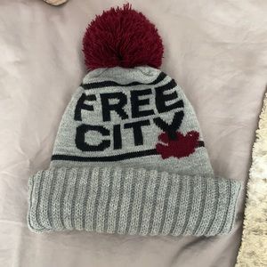 Grey Free City beanie
